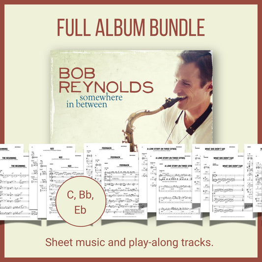 Somewhere In Between – Sheet Music + Play-Along Bundle
